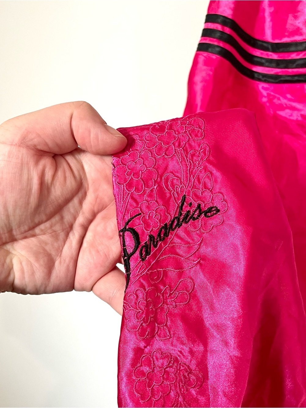 Vintage Y2K La Senza Baby Doll Satin Slip Dress Hot Pink Size XS - Picture 4 of 6